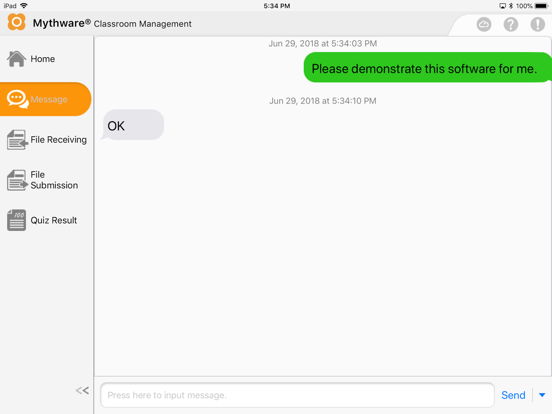 App screenshot