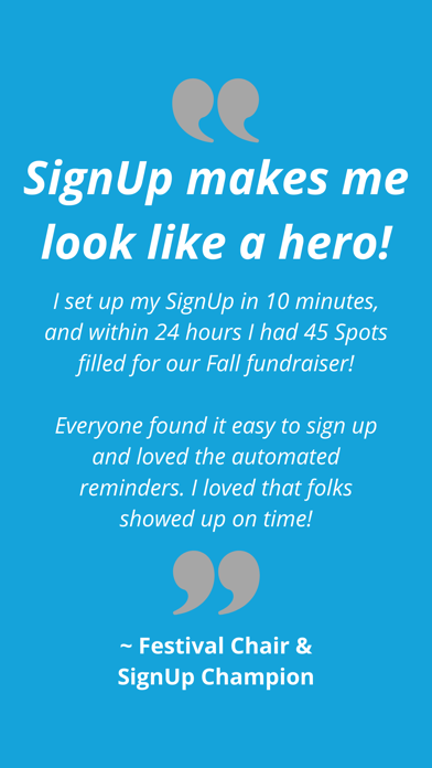 Sign Up by SignUp.com Screenshot