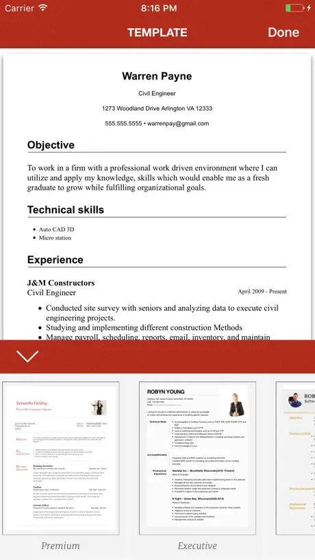 FoxResume