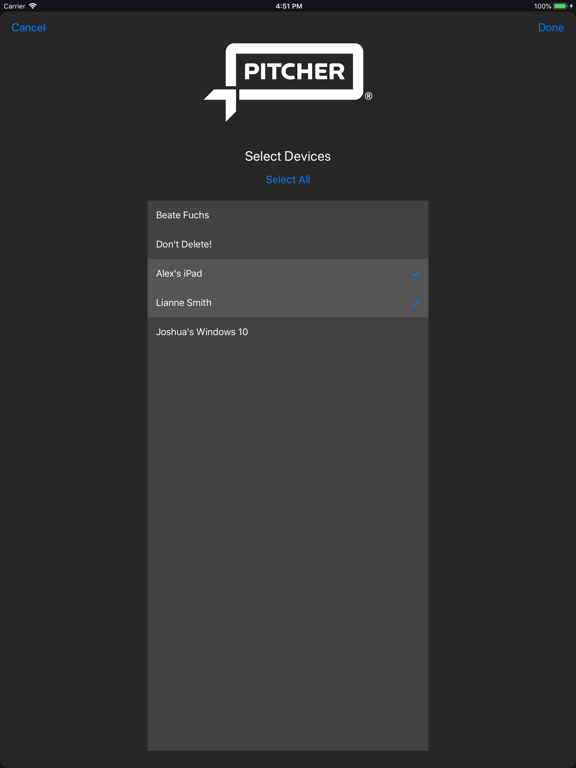 Screenshot #5 pour PITCHER Personal Admin