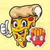 Pizza and French Fries Sticker App Support