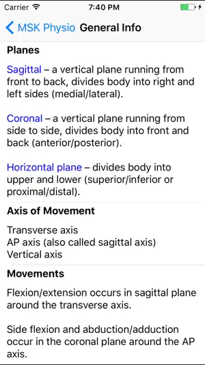 MSK Physio screenshot 2