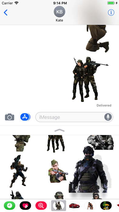 Military Set Stickers screenshot 4