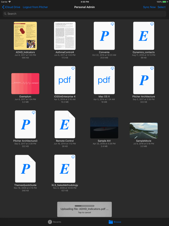 Screenshot #4 pour PITCHER Personal Admin