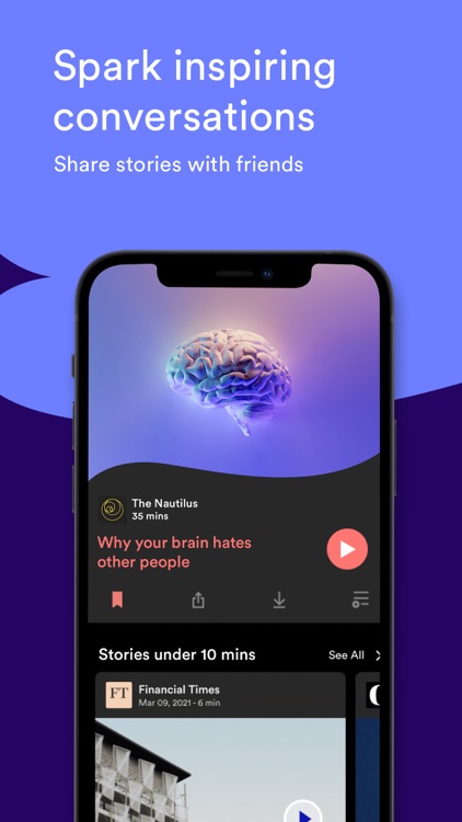 Curio: hear great journalism screenshot-7