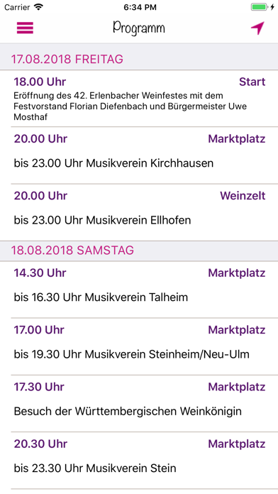 Erlenbacher Weinfest Screenshot