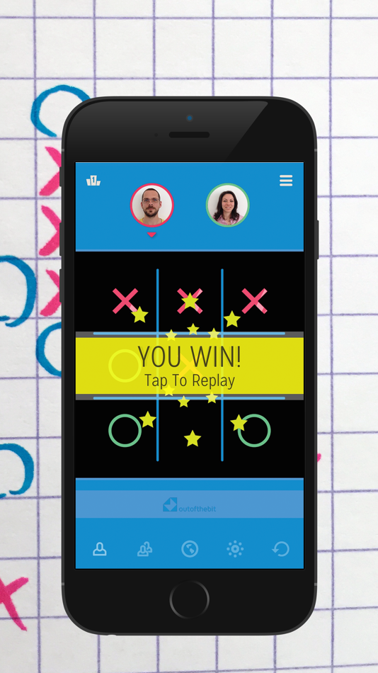 #1. Tic Tac Toe (iOS) 由: OutOfTheBit Ltd
