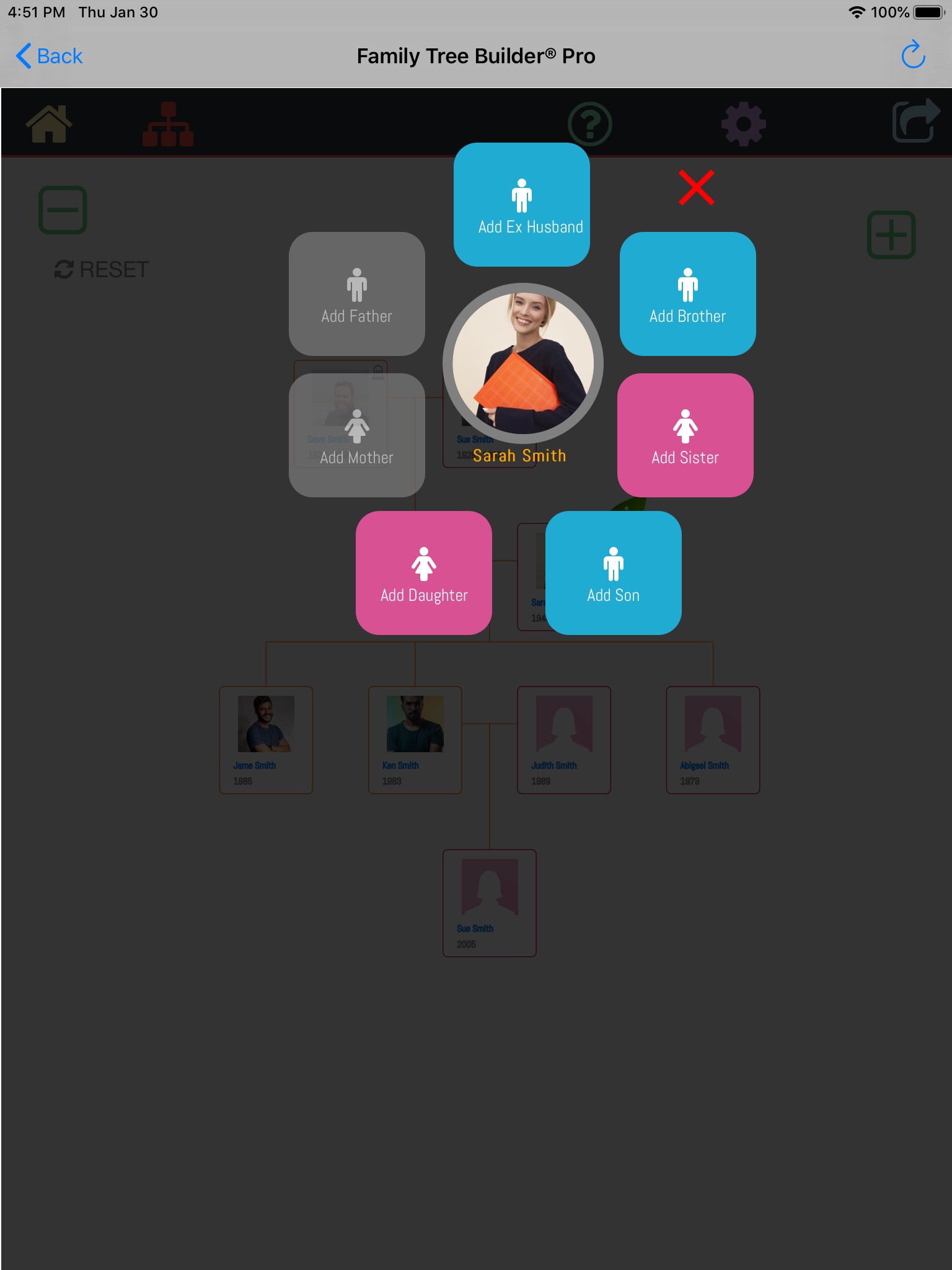 Family Tree Builder Pro screenshot 3