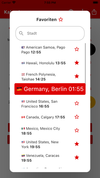 Deutscher Kalender 2024 Screenshot