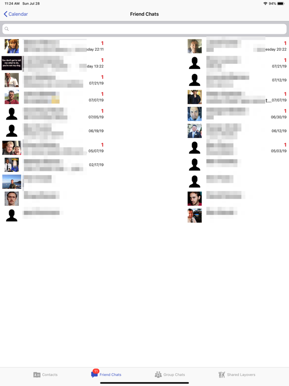 CrewZApp iPad screenshot 7 - Travel app