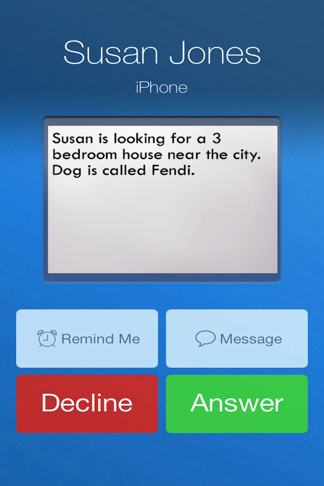Notes in Contacts screenshot 2