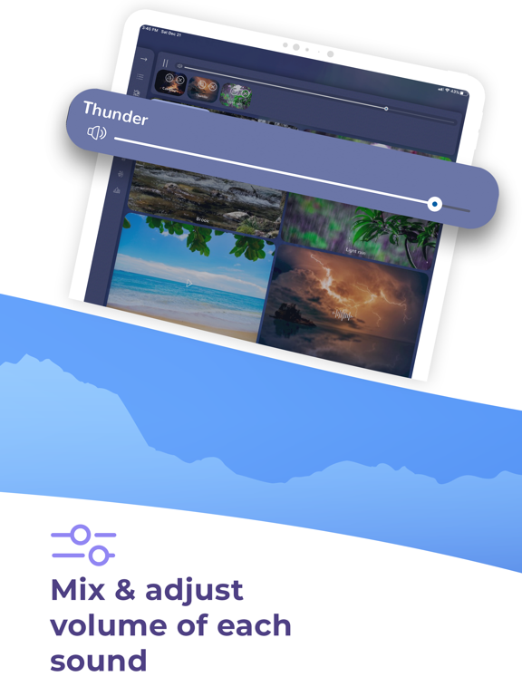 Rest: White Noise Sleep Sounds iPad screenshot 7 - Medical app