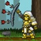Block endless waves of incoming arrows in Pixel Defender, only you and your shield can survive the attack