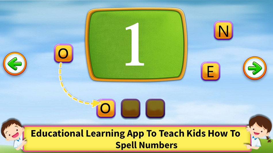 #3. Learn Numbers Spelling 1-100 (iOS) بواسطة: BHADRIK MEHTA
