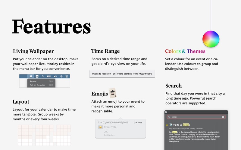 Motley — Living Calendar screenshot