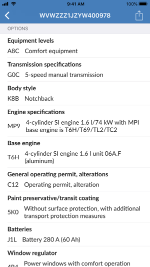 VIN Decoder for Volkswagen(圖3)-速報App