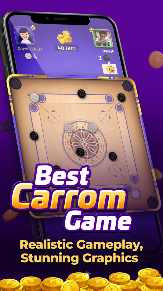 Carrom Gold : Game of Friends - 2.69 - (iOS)