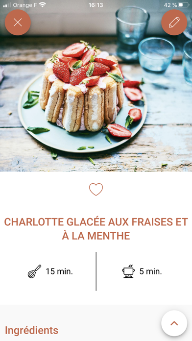 Saveurs : Recettes de Saison Screenshot