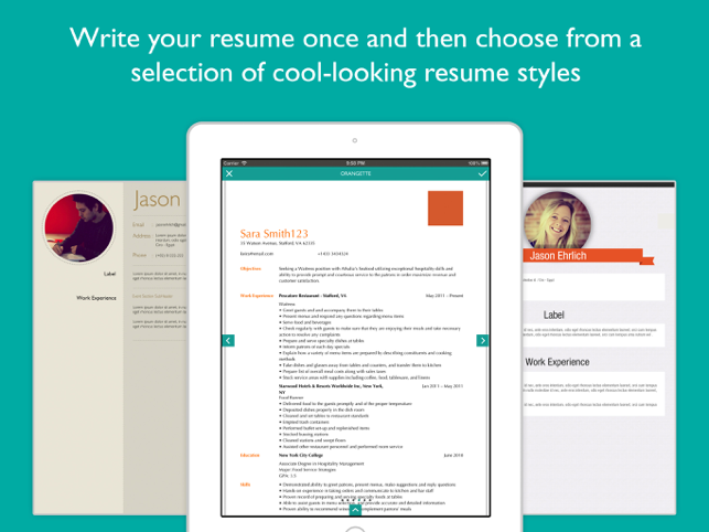 ‎Resume Designer Pro Screenshot