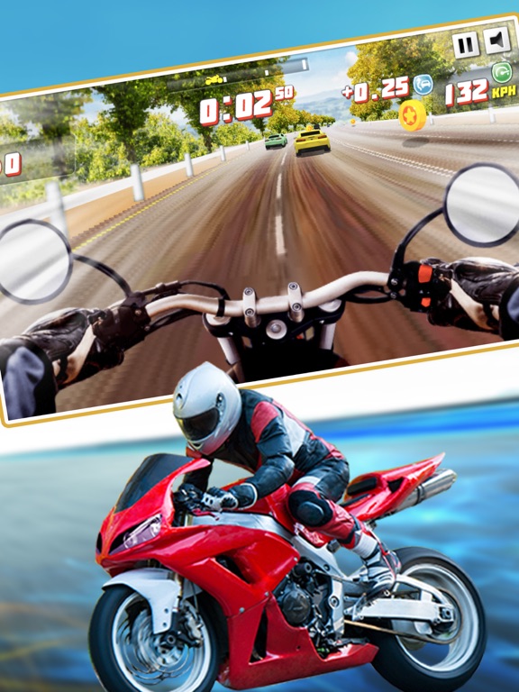Screenshot #4 pour Motorcycle Rider - car game