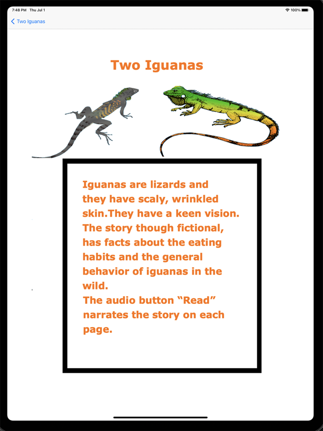 ‎Two Iguanas Screenshot