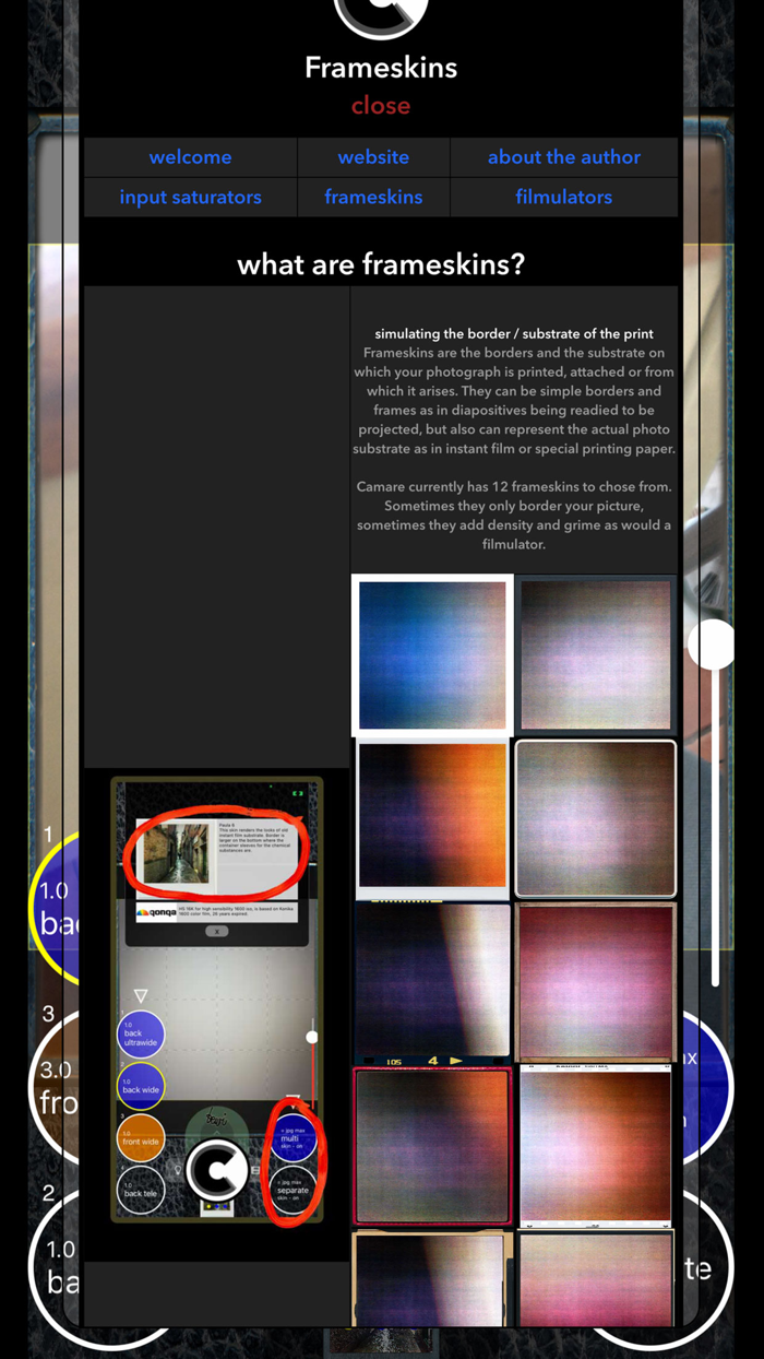 Camare Experimental Camera