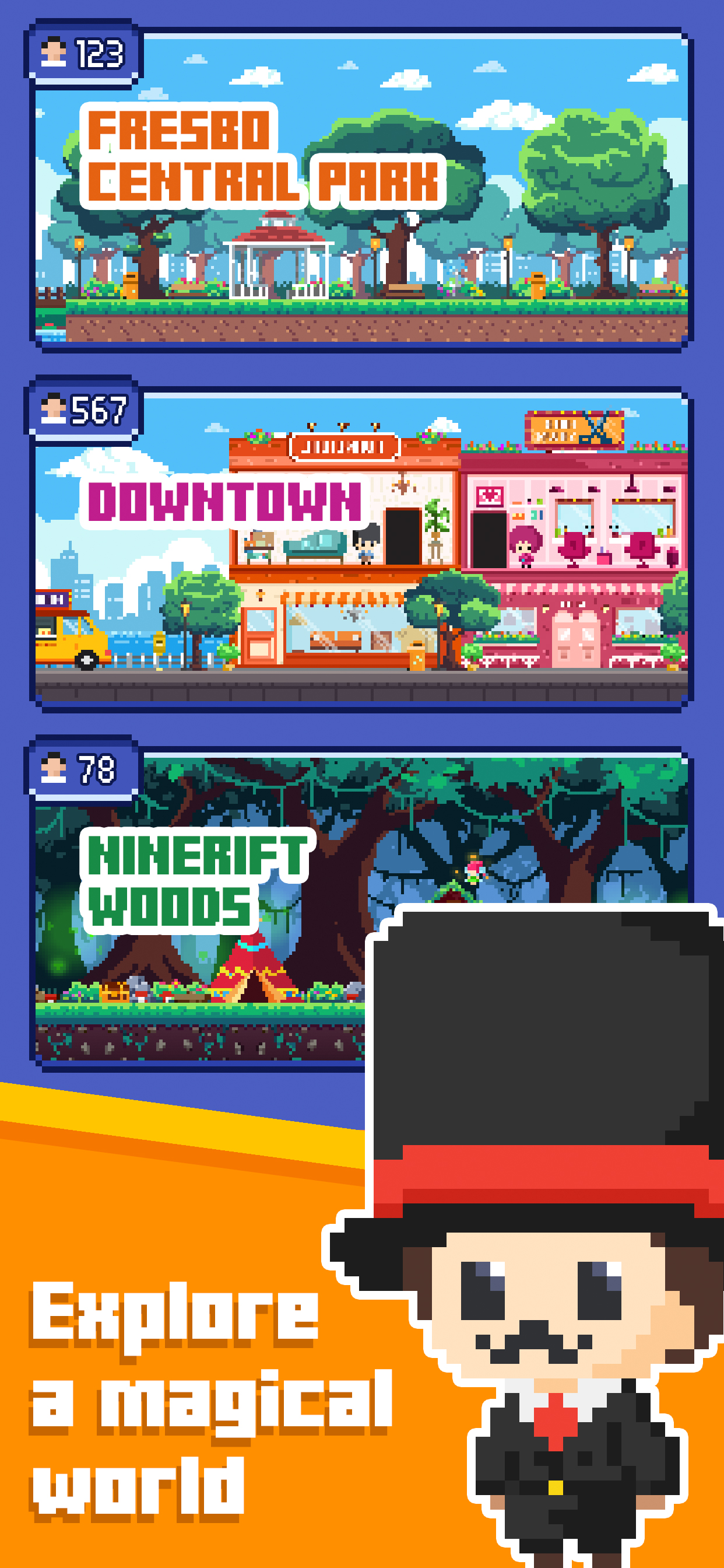 Fresbo Pixel - Virtual World screenshot 8
