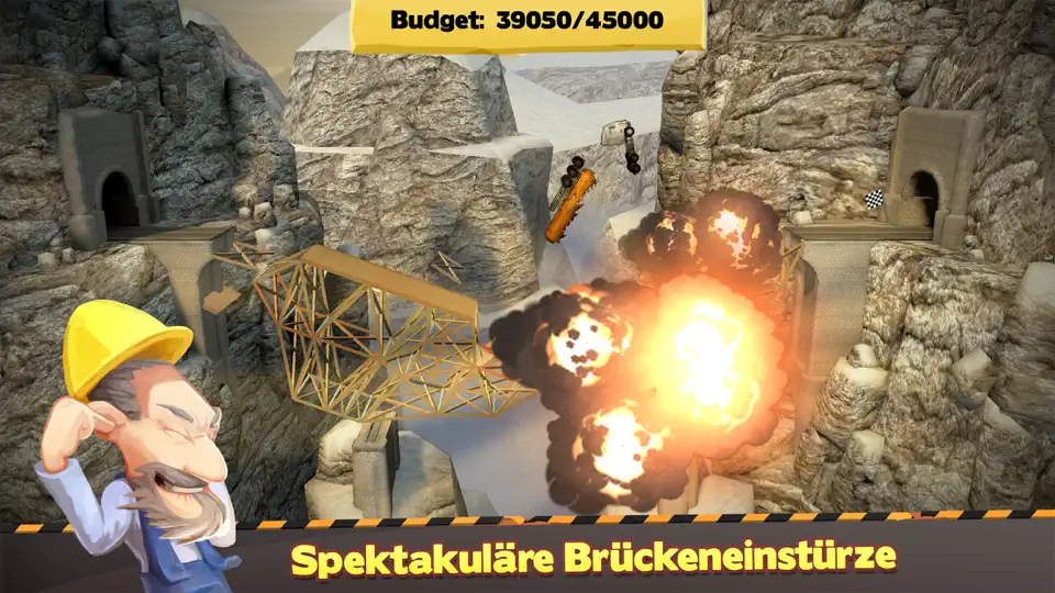 Screenshot von Bridge Constructor auf dem iPhone 4