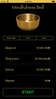 mindfulness bell iphone screenshot 1