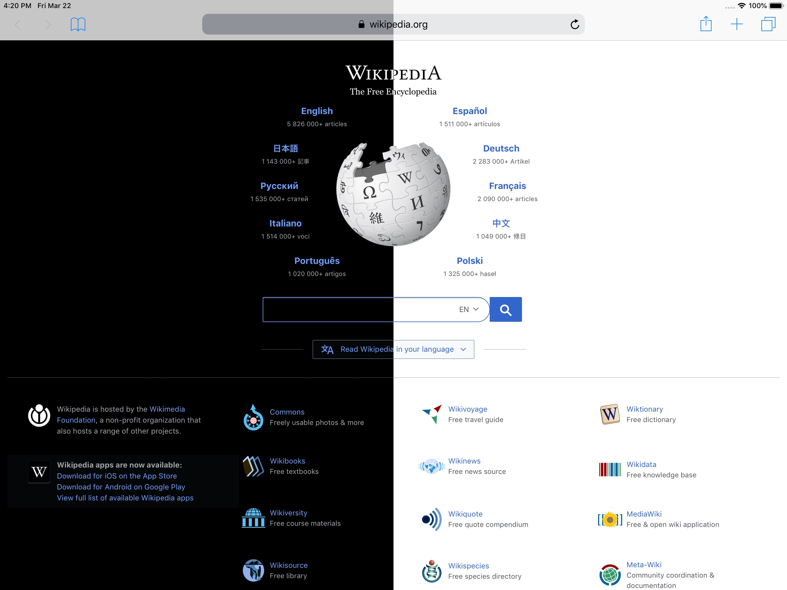 Dark Mode for Safari