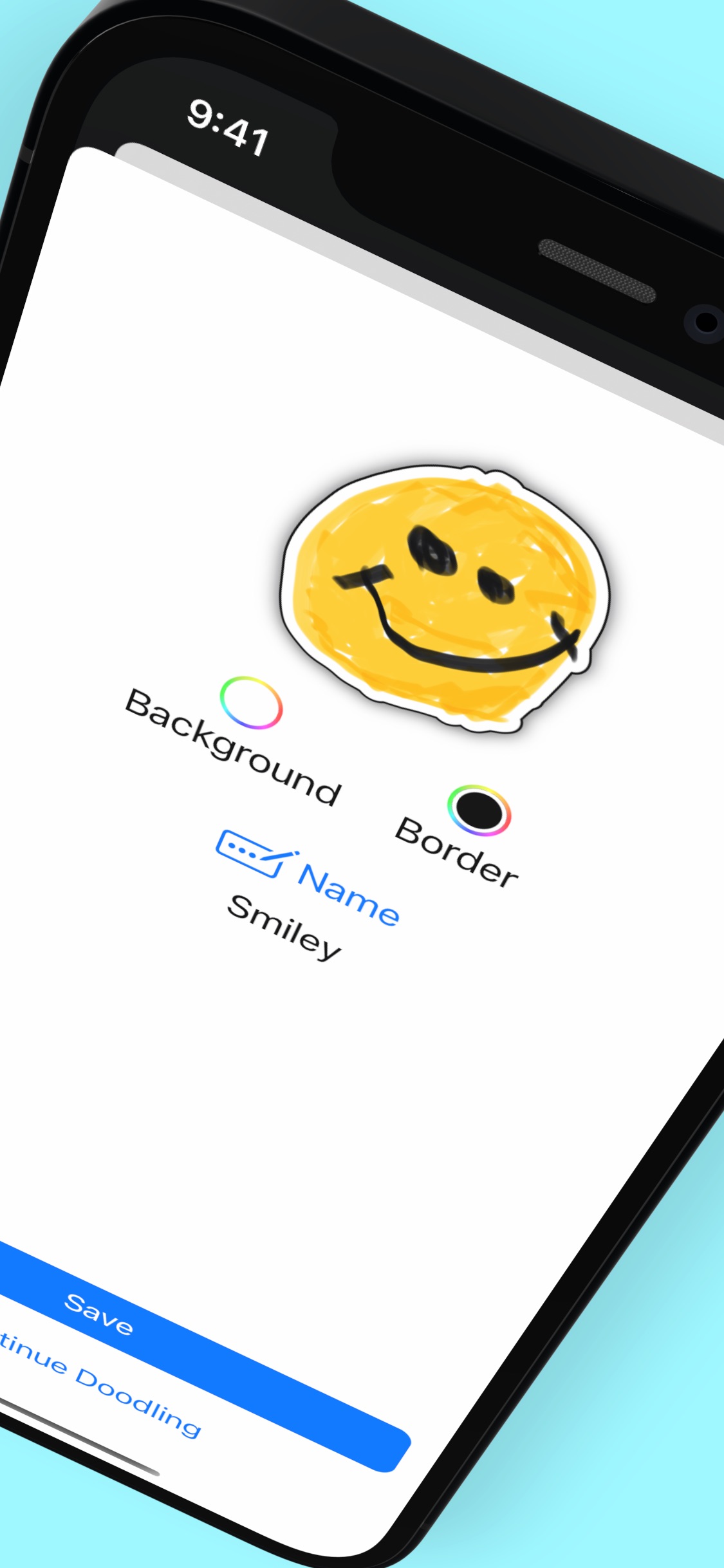 Screenshot do app Sticker Doodle - draw stickers