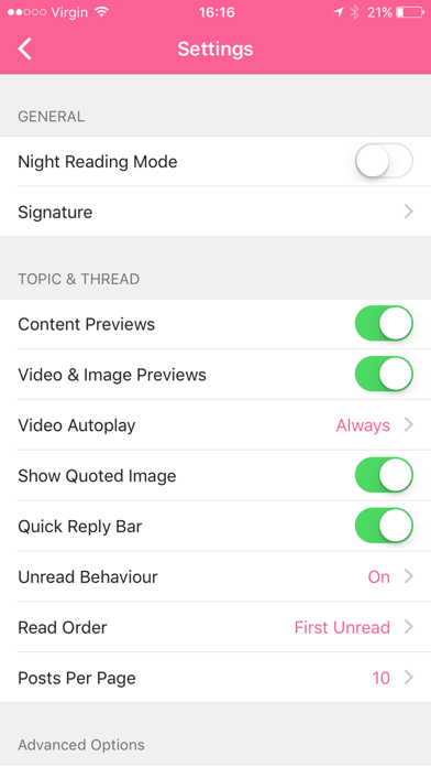 App screenshot