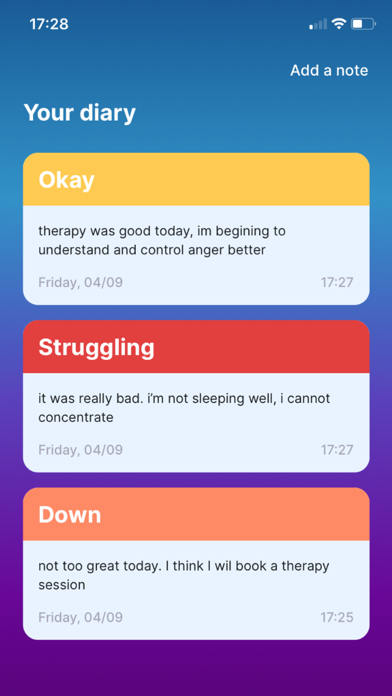 Marpe Wellbeing Screenshot