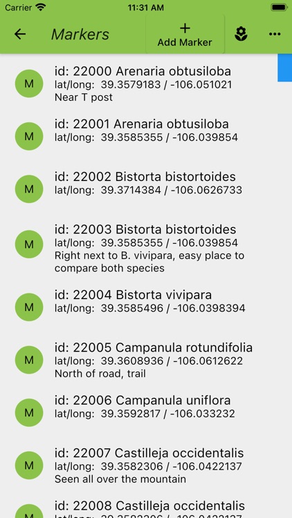 Plant List GPS screenshot-5