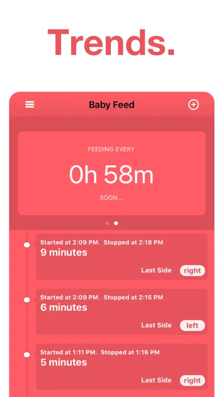 Breastfeeding Tracker Baby Log screenshot 3 of 5