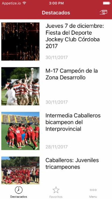 Jockey Club Córdoba Screenshot