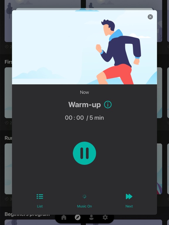 Screenshot #4 pour Exercice de course à pied app