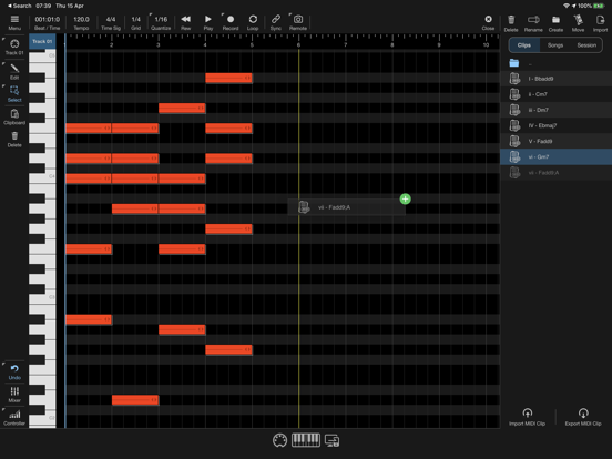 Screenshot #6 pour Helium AUv3 MIDI Sequencer