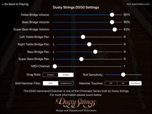 Dusty Strings D550 Dulcimer screenshot #3 for iPad