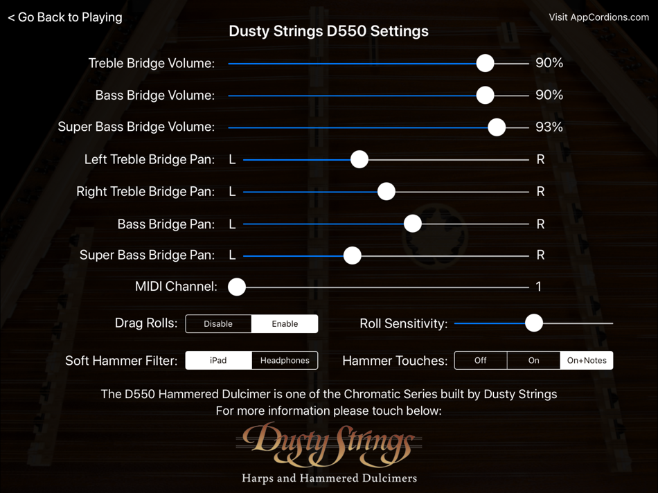 #3. Dusty Strings D550 Dulcimer (iOS) 由: Michael Eskin