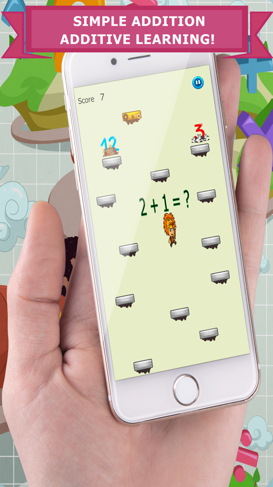 #2. Easy Math Problems Jump Game (iOS) 由: Prathed Sangwongvanit