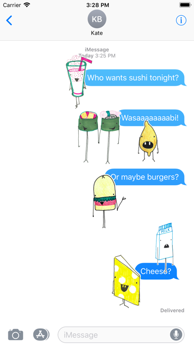 Screenshot #1 pour Milkbox Stickers