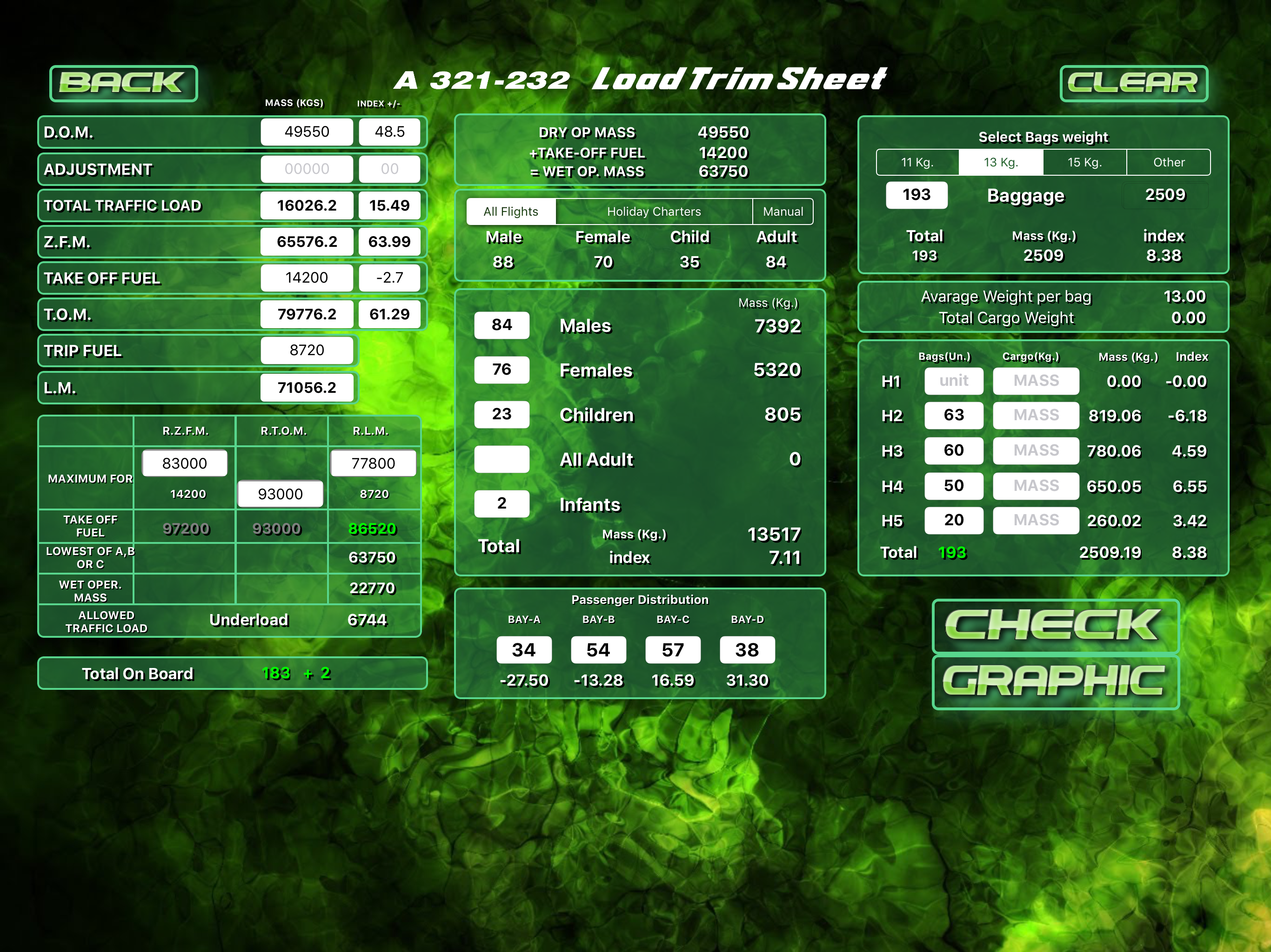 Airbus LoadSheet screenshot 17