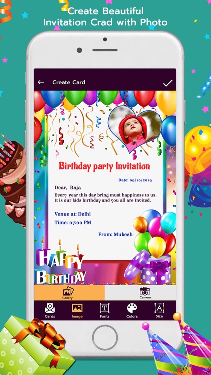 Invitation Maker - Card Design screenshot-3