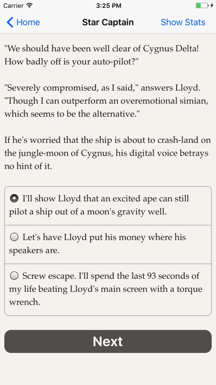 Choice of the Star Captain
