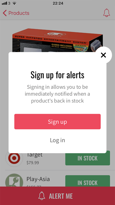 HotStock - in-stock alerts Screenshot
