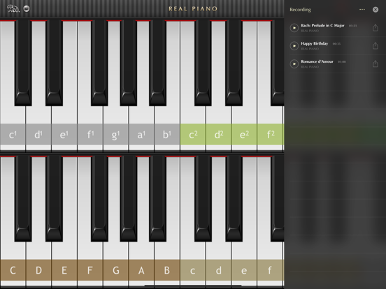 Real Piano™ iPad app afbeelding 2