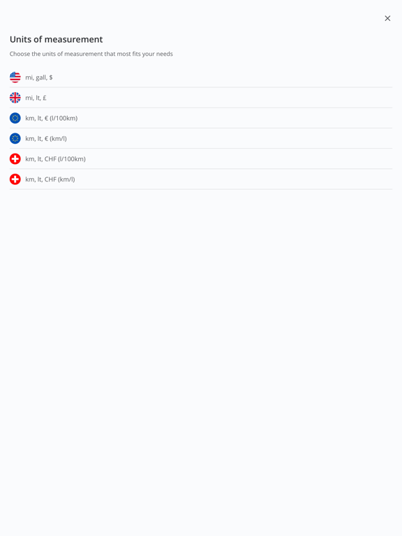 Splitcar - Gas cost calculator iPad screenshot 6 - Travel app