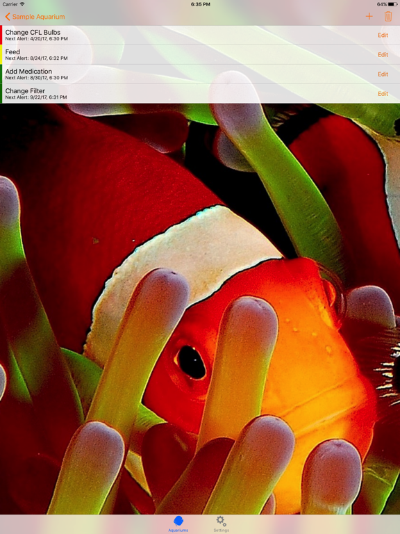 Screenshot #5 pour aquaPlanner