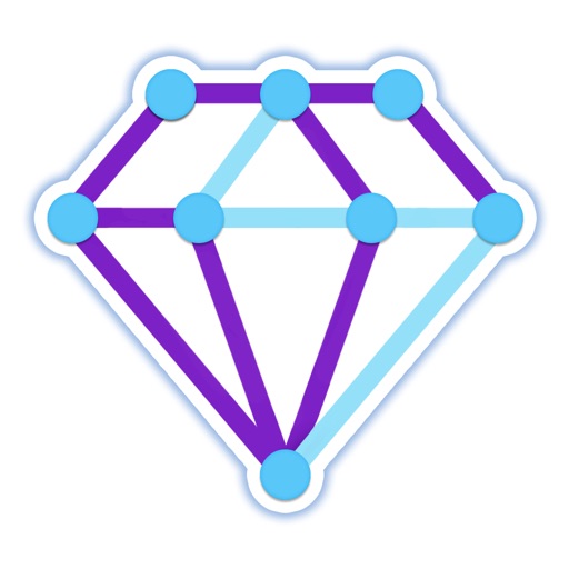 One Line draw puzzle game Icon